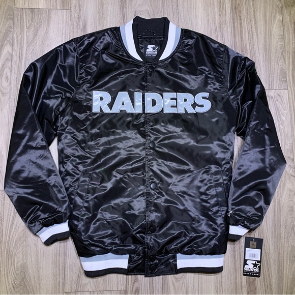 Men’s Raiders Starter Jacket - Picture 4 of 8
